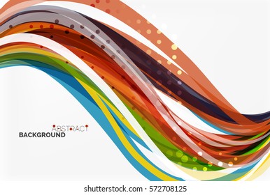 Colorful stripes on light background. Vector template background for workflow layout, diagram, number options or web design