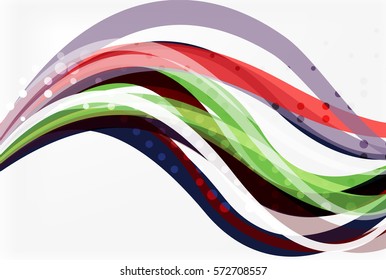 Colorful stripes on light background. Vector template background for workflow layout, diagram, number options or web design