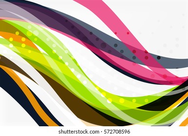 Colorful stripes on light background. Vector template background for workflow layout, diagram, number options or web design