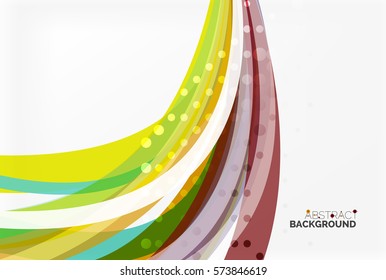 Farbige Streifen auf hellem Hintergrund. Vektorvorlagenhintergrund für das Workflowlayout, -diagramm, -nummeroptionen oder Webdesign