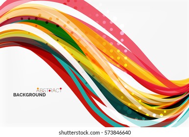 Colorful stripes on light background. Vector template background for workflow layout, diagram, number options or web design
