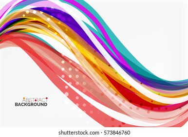 Colorful stripes on light background. Vector template background for workflow layout, diagram, number options or web design