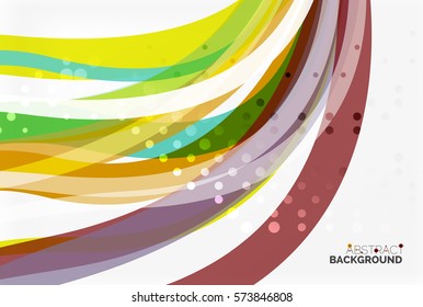 Colorful stripes on light background. Vector template background for workflow layout, diagram, number options or web design