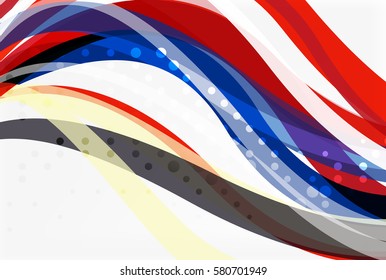 Farbige Streifen auf hellem Hintergrund. Vektorvorlagenhintergrund für das Workflowlayout, -diagramm, -nummeroptionen oder Webdesign