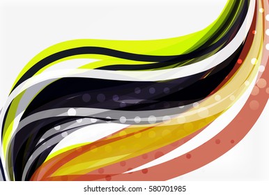 Colorful stripes on light background. Vector template background for workflow layout, diagram, number options or web design