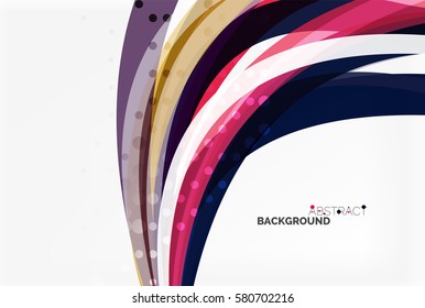 Colorful stripes on light background. Vector template background for workflow layout, diagram, number options or web design