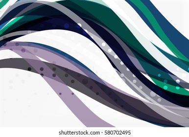 Bandas de colores sobre el fondo de la luz. Fondo de plantilla de vector para diseño de flujo de trabajo, diagrama, opciones de número o diseño web