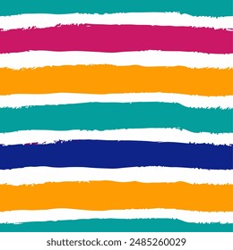 Colorful stripes on white background, ideal for art projects