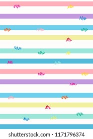 colorful stripes pattern illustration