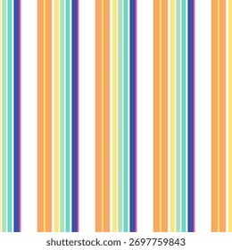 Colorful Stripes Seamless Pattern Design. Stripe Wallpaper