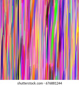 Colorful stripes texture. Abstract vector background. Seamless pattern for fabric, wrapping, home decor. 