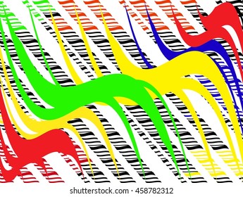colorful stripes. Vector illustration.