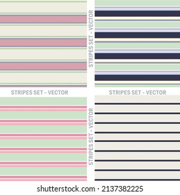 conjunto gráfico vectorial de tiras de colores