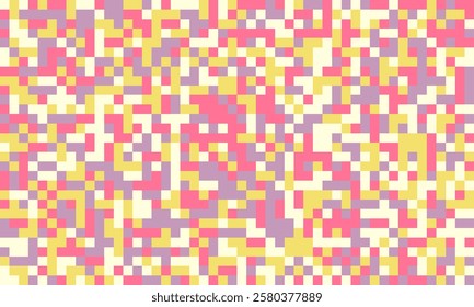 Colorful structured mosaic pattern, perfect for graphic textile designs, covers, or creative backgrounds with a touch of modern elegance.