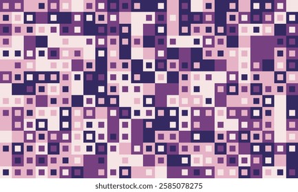 Colorful structured mosaic pattern, perfect for graphic textile designs, covers, or creative backgrounds with a touch of modern elegance.