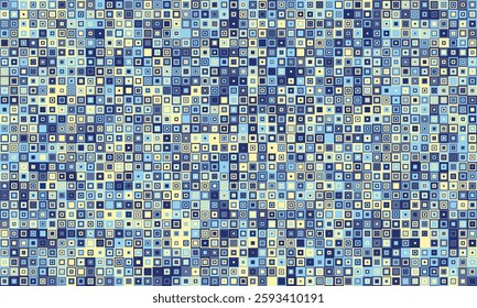Colorful structured mosaic pattern, perfect for graphic textile designs, covers, or creative backgrounds with a touch of modern elegance.