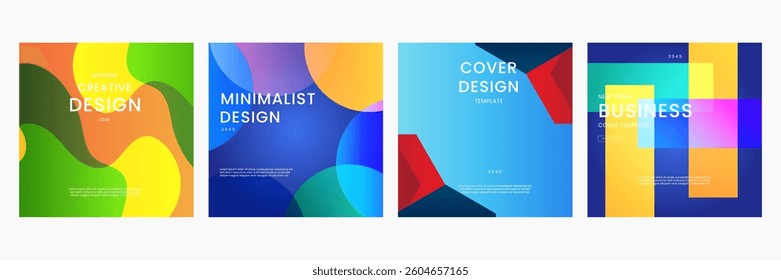 Colorful Stylish Elegant Geometric Background Ideal for Post, Background, Banner, Ad, Promo, Invitation, Etc