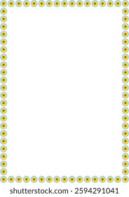 Colorful stylish geometric empty frame. Vector frame for text. Modern Art baby shower graphic elements