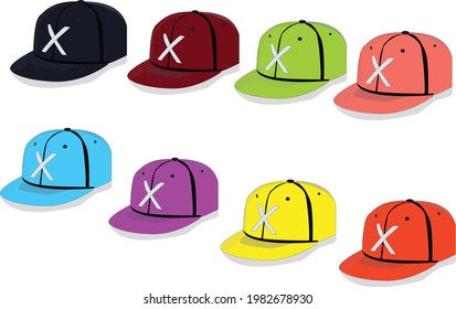 colorful stylish hip hop caps 