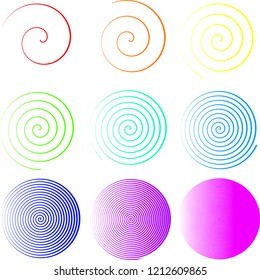 Colorful Stylish precise whirlpool set