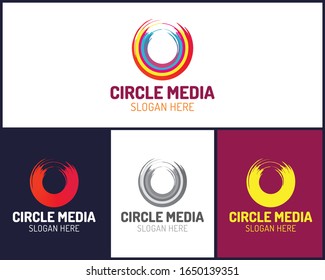 Plantilla de diseño de logotipos de vectores profesionales en color