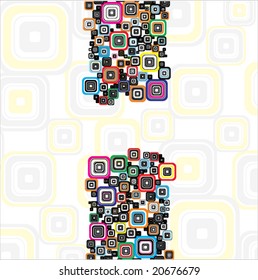 Colorful stylish seamless. Vector.