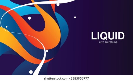 Colorful stylish wave design background