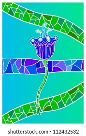 Colorful stylized floral illustration. Eps 10 abstract vector