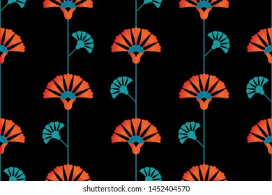 Colorful stylized flowers background.EPS10 Illustration