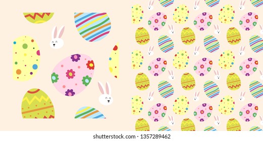 Colorful Sugar Easter Egg pattern