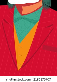 Colorful Suit Suitable For The Classy Gentleman Illustration