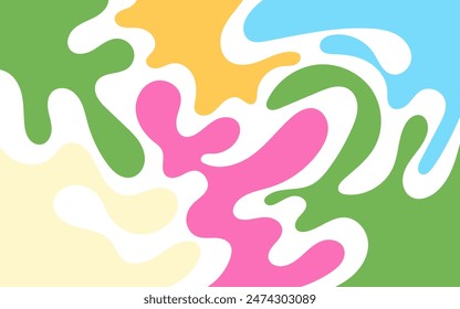 Colorful summer abstract background design