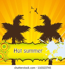 Colorful summer background