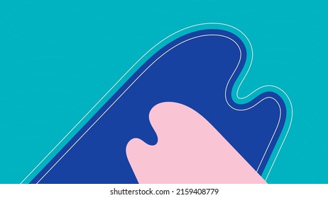 Colorful Summer background layout banners design. Horizontal poster, greeting card, header for website