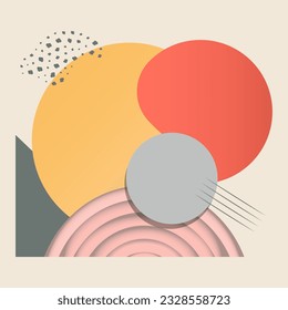 Colorful Summer background layout banners design. Template 3D product display cylindrical shape. Horizontal poster, greeting card, header website sale ad promotion