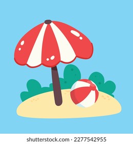 Colorful Summer background. vector illustration design.