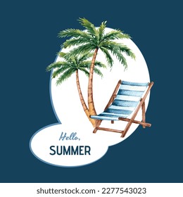 Colorful Summer background. vector illustration design.