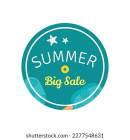 Colorful Summer background. vector illustration design.
