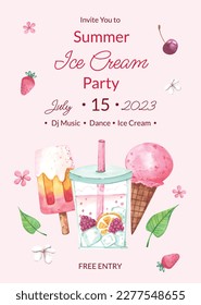 Colorful Summer background. vector illustration design.