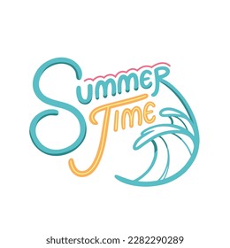 Colorful Summer background. vector illustration design.