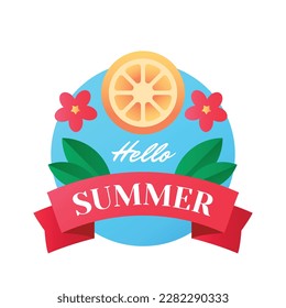 Colorful Summer background. vector illustration design.