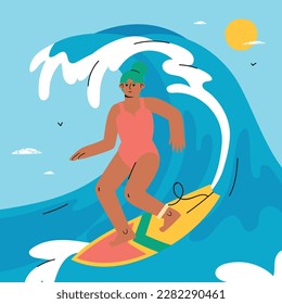 Colorful Summer background. vector illustration design.