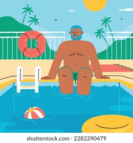 Colorful Summer background. vector illustration design.