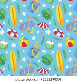 Colorful Summer background. vector illustration design.