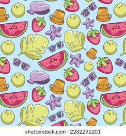 Colorful Summer background. vector illustration design.