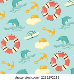 Colorful Summer background. vector illustration design.