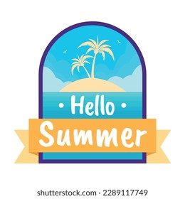 Colorful Summer background. vector illustration design.