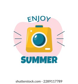 Colorful Summer background. vector illustration design.