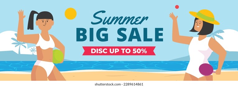 Colorful Summer background. vector illustration design.