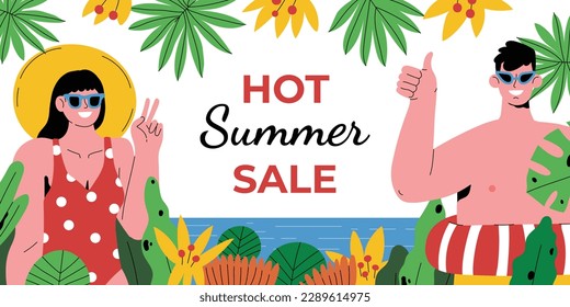 Colorful Summer background. vector illustration design.